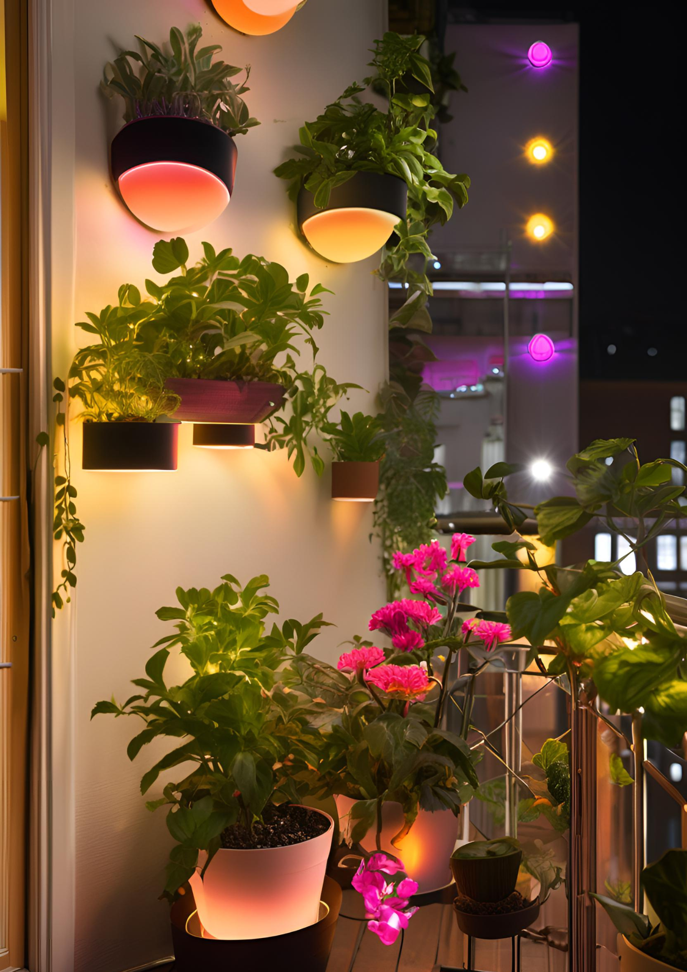 Lampes d'éclairage extérieur plantes Eden Urbain